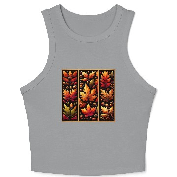 Discover The elements of autumn Crop Tank Top