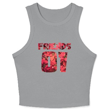 Discover best friends for 3 - FRIENDS Crop Tank Top
