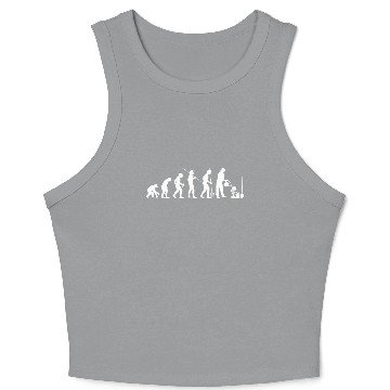 Discover Garden Landscape-Gardeners Farmers Evolution Crop Tank Top