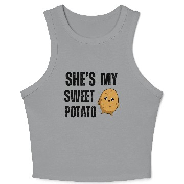 Discover She s My Sweet Potato Crop Tank Top