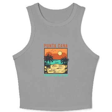 Discover Punta Cana Family Vacation 2024 Crop Tank Top