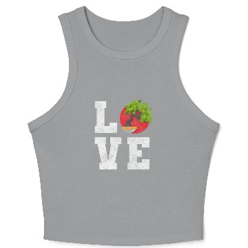 Discover Bonsai Grower Japanese Crop Tank Top