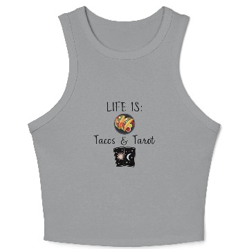 Discover Give Me Tacos Tarot Crop Tank Top