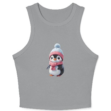 Discover baby penguin Crop Tank Top
