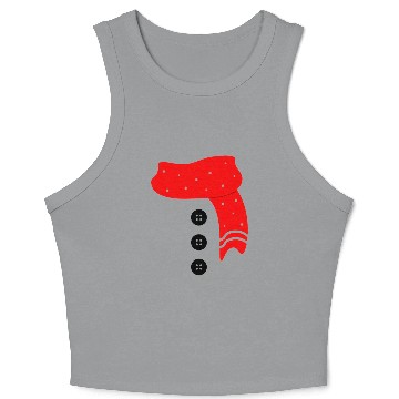 Discover Snowman Costume Crop Tank Top