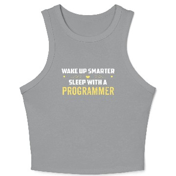 Discover Wake Up Smarter Sleep With A PROGRAMMER Crop Tank Top