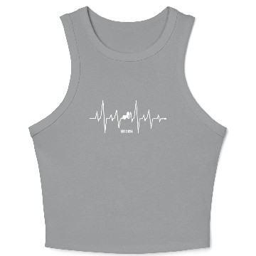 Discover NEW BORN BEBE HEARTBEAT Crop Tank Top