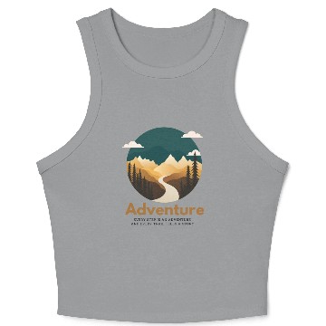 Discover ADVENTURE - HIKING Crop Tank Top