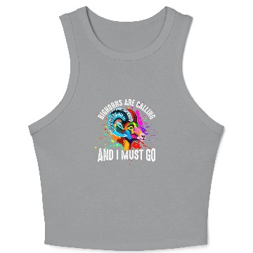 Discover Bighorns Are Calling Crop Tank Top