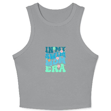 Discover In My Swim Mom Era Crop Tank Top