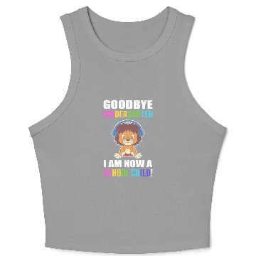 Discover School Child Motivated Student Gift Crop Tank Top