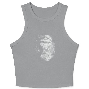 Discover Ape Gorilla Monkey Primate Macaque Chimpanzee Crop Tank Top