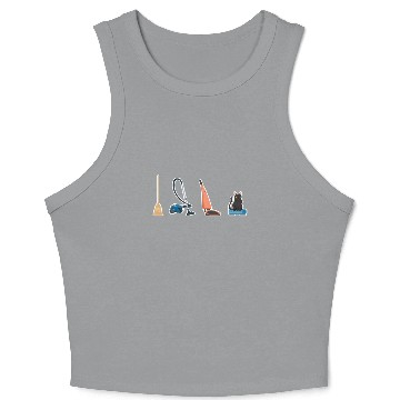 Discover Evolution Robot Vacuum Cleaner Robot Crop Tank Top
