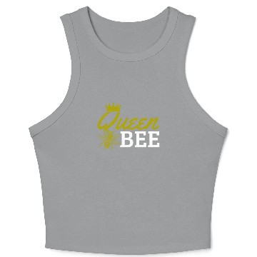 Discover Beekeeper Gift Queen Bee Vintage Crop Tank Top