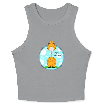 Discover The Fat Giraffe Crop Tank Top