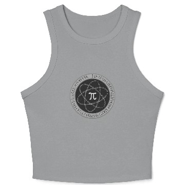 Discover Cool Pi Symbol Math Equations Happy Pi Day Crop Tank Top