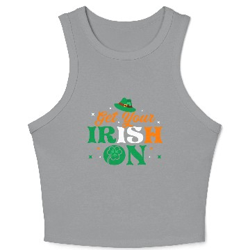 Discover Get Your Irish On Crop Tank Top