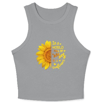 Discover SUNFLOWER Crop Tank Top