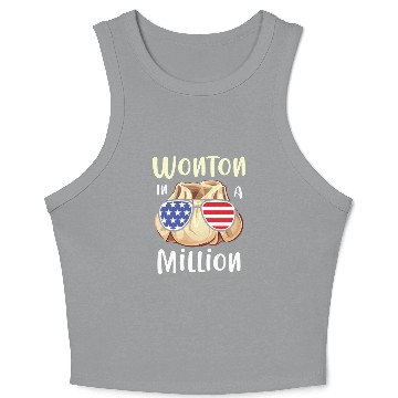 Discover Dumpling Chinese Food Crop Tank Top