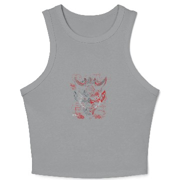 Discover Oni cyberpunk Crop Tank Top