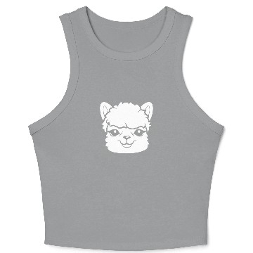 Discover Alpaca Alpaka Crop Tank Top