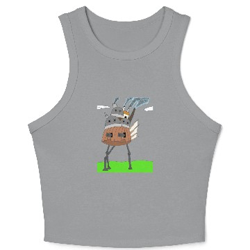 Discover Steampunk Mechanical Moving Castle Crop Tank Top