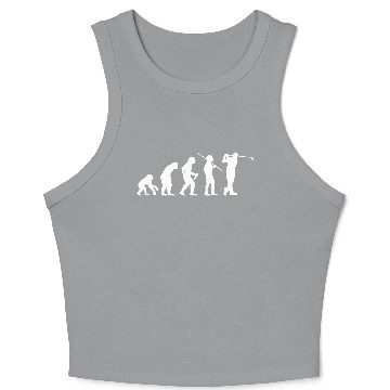 Discover Evolution golf golfer golfer Crop Tank Top