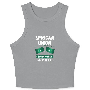 Discover African Union Crop Tank Top
