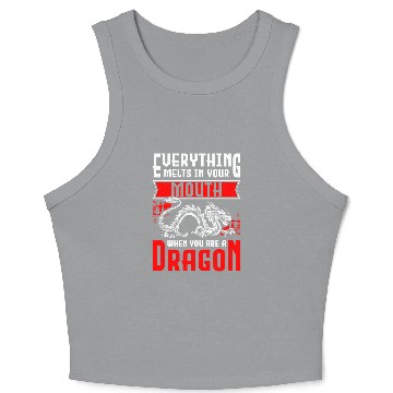 Discover Fantasy Middle Ages Fire China Crop Tank Top