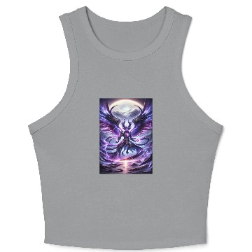 Discover Eclipse Dragon Sovereignty Crop Tank Top