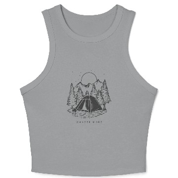 Discover Wandering Wilderness Crop Tank Top