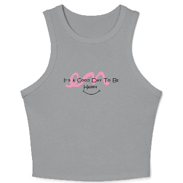 Discover Sunrise Motivational Quote Crop Tank Top