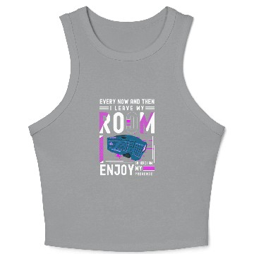 Discover Pc Gamer Nerd Gamer Legends Crop Tank Top