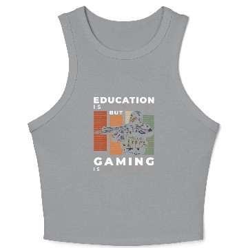 Discover Pc Geek League Crop Tank Top
