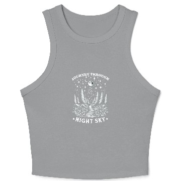 Discover Astrophotography Astronomy Space Camera Star Watch Crop Tank Top