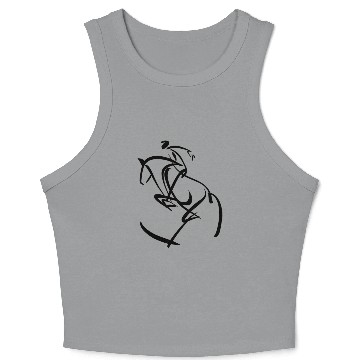 Discover A Barrel Racing Crop Tank Top