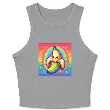 Discover Banana RainbowT-Crop Tank Top
