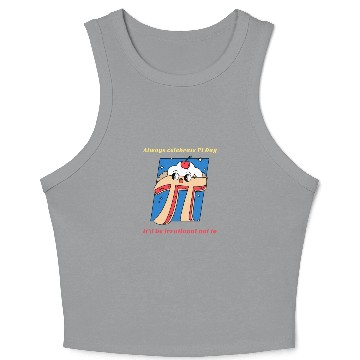 Discover Mathematics Pi Day Crop Tank Top