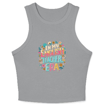 Discover English teacher Crop Tank Top