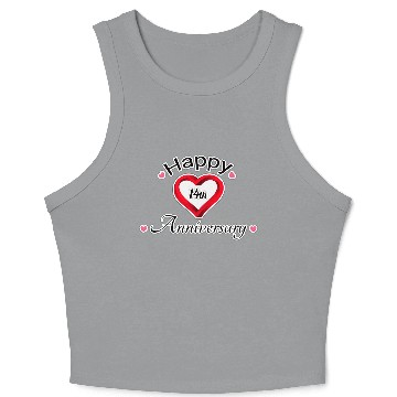 Discover anniversary 14th Crop Tank Top