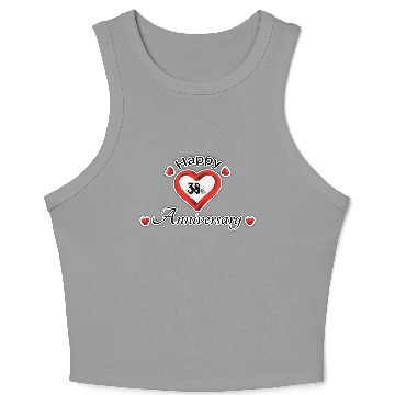 Discover anniversary 38th Crop Tank Top