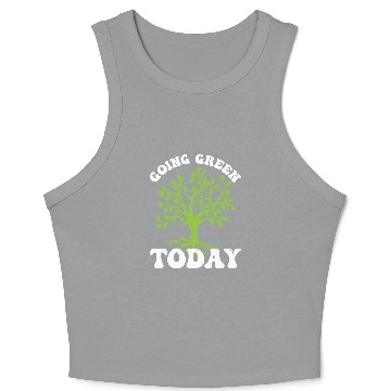 Discover Going Green Today St. Patrick's Day Crop Tank Top