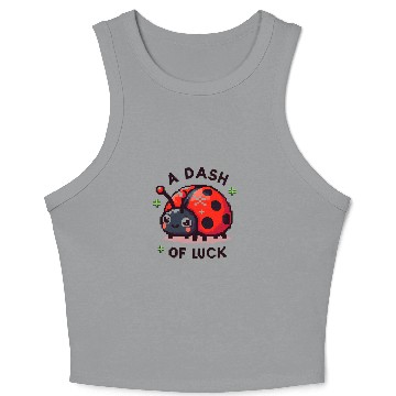 Discover Ladybug: A dash of luck Crop Tank Top