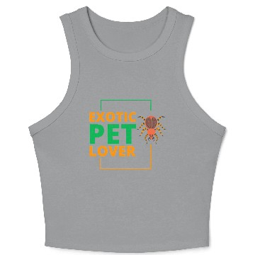 Discover Exotic Pet Lover Spider Crop Tank Top