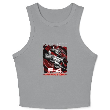 Discover F-4 Phantom Us Air Force Fighter jet Crop Tank Top