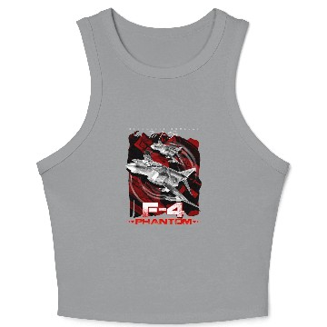 Discover F-4 Phantom Us Air Force Fighter jet Crop Tank Top