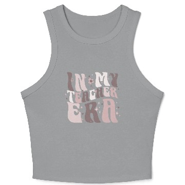 Discover In My Teacher Era Crop Tank Top