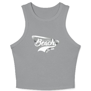 Discover Los Angeles Beach Crop Tank Top