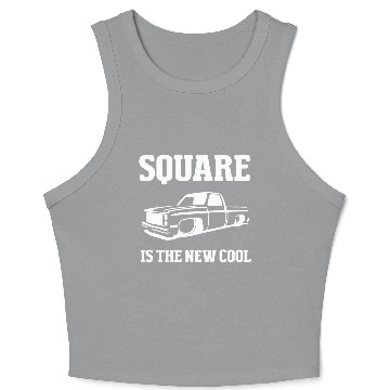 Discover Square is The New Cool Square Body Crop Tank Top