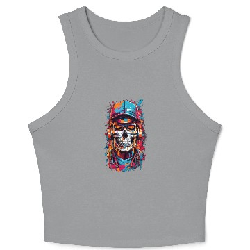 Discover Warrior Spirit Crop Tank Top